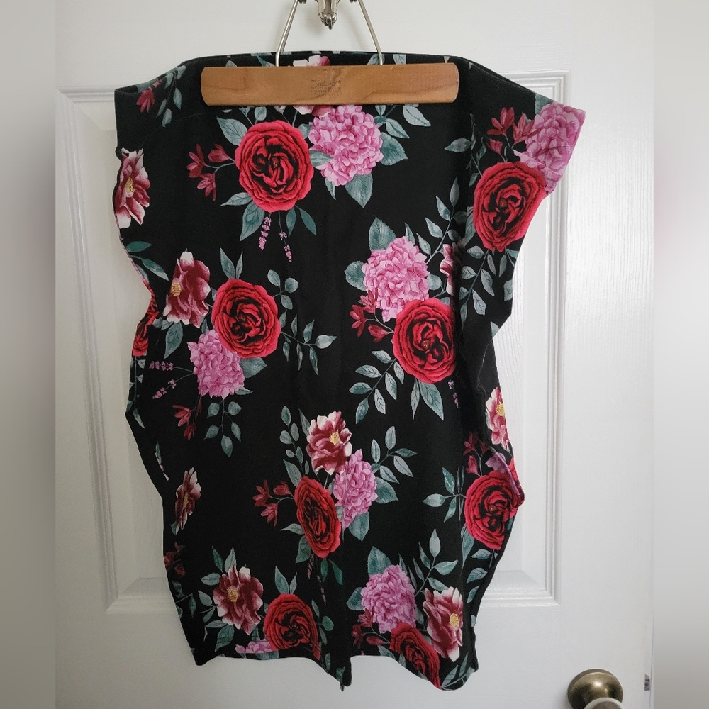 Torrid Floral Ponte Skirt